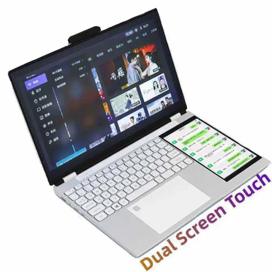 Hot Sale Dual Screen 15.6+7 Inch N95 2K Screen Business Laptop