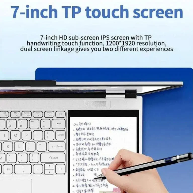 Hot Sale Dual Screen 15.6+7 Inch N95 2K Screen Business Laptop
