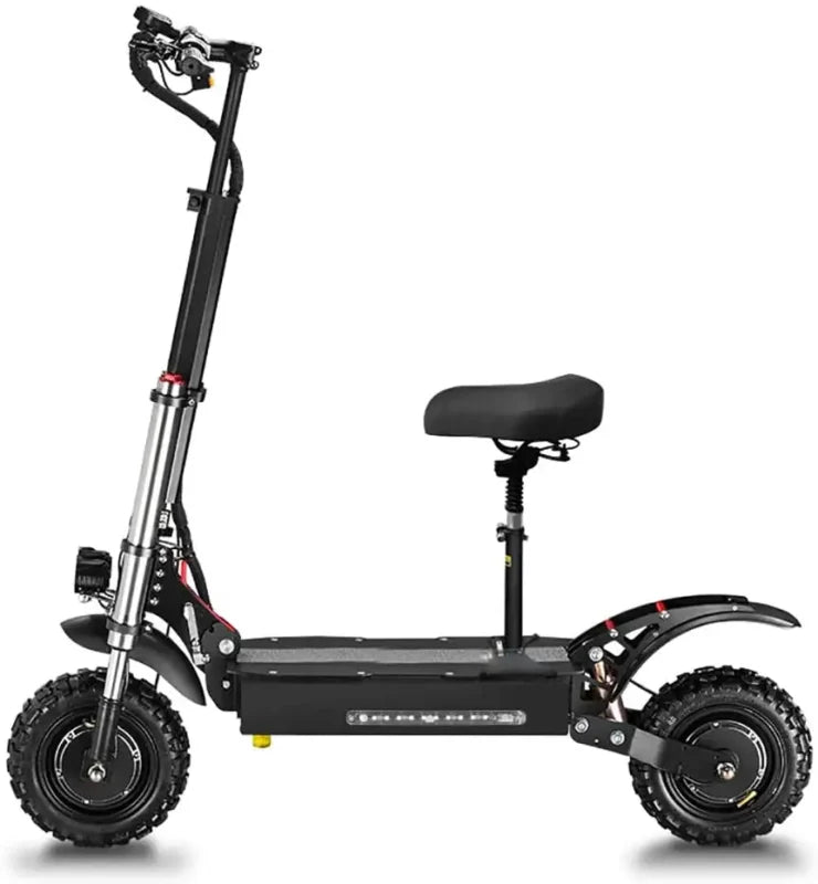 52v 60v Off-road E Scooter with Seat Electric Scooter Two Wide