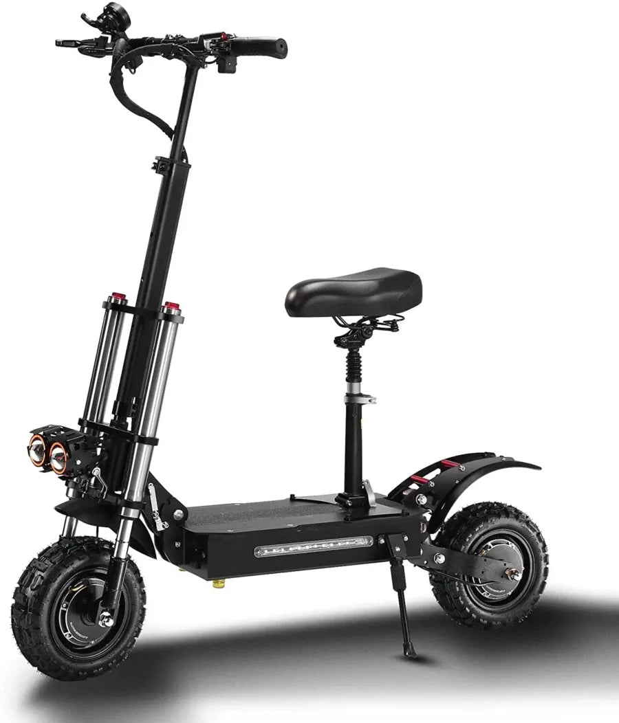 52v 60v Off-road E Scooter with Seat Electric Scooter Two Wide
