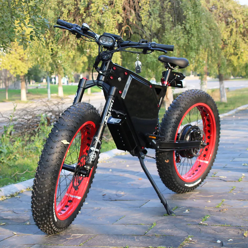 Professional 72v 5000w Fat Tire Electric Mountain