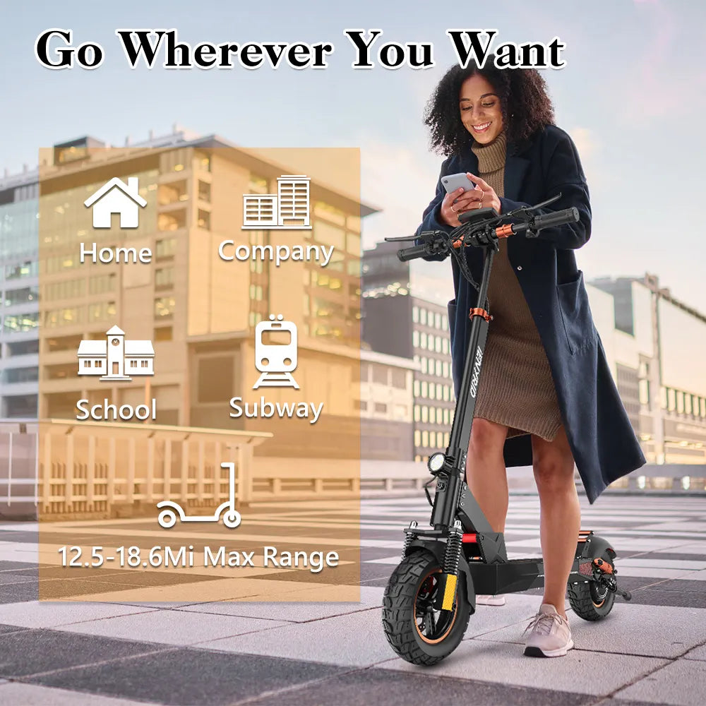 US UK Warehouse 2-wheel Electrics Scooter IENYRID M4 Pro S+ 10 Inch