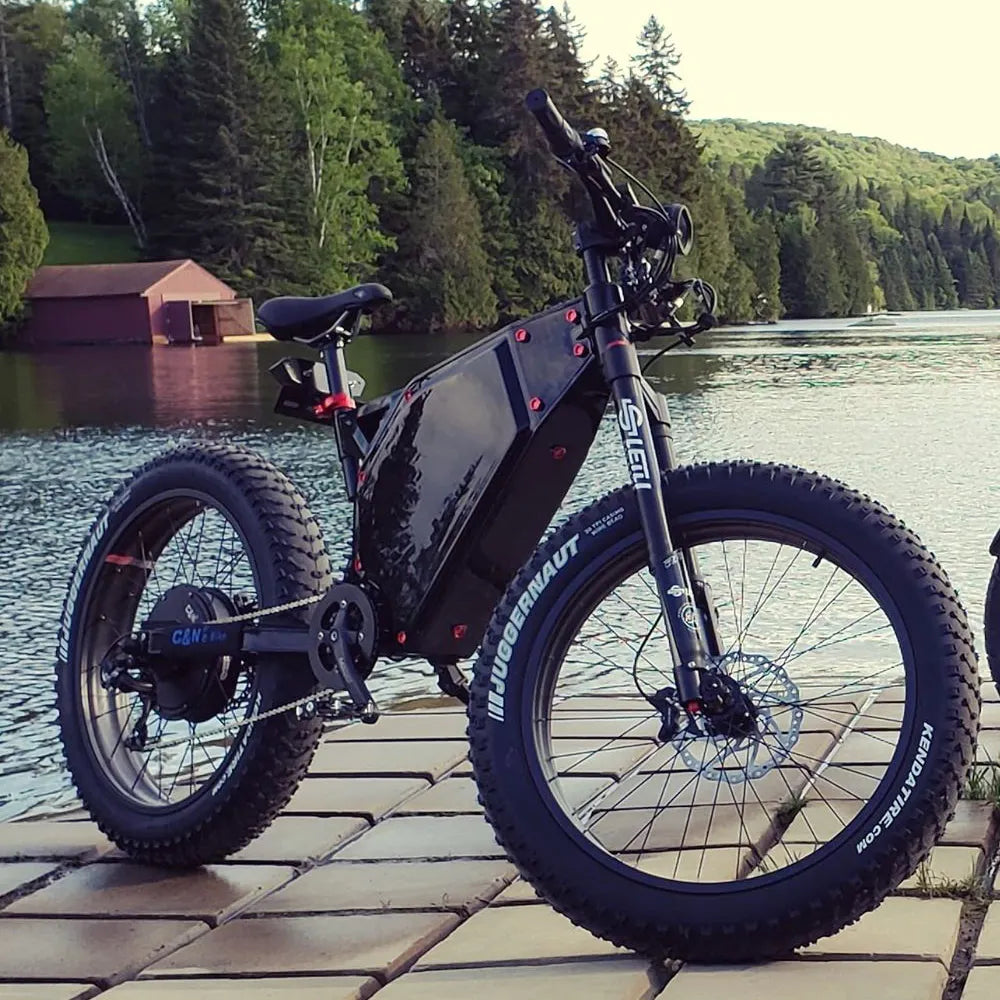 Professional 72v 5000w Fat Tire Electric Mountain