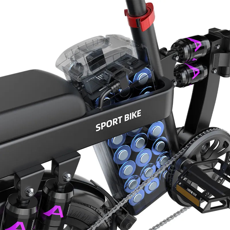 16inch 1000w Electric Bicycle Fat Tire E-bike for Adults