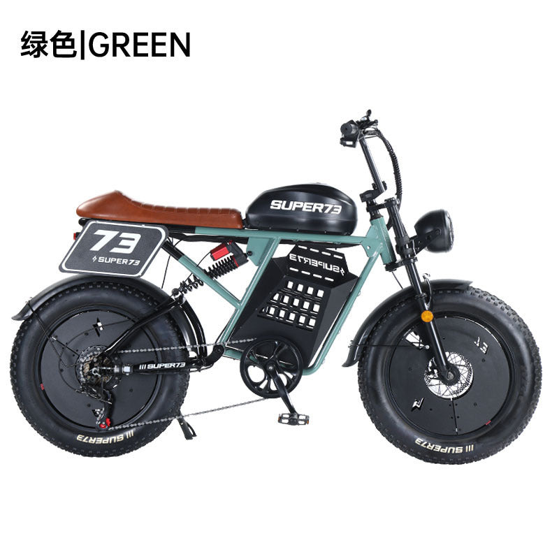 SUPER73 off-road electric bicycle for export, a fat tire lithium-powered mountain bike, a popular model from the original factory