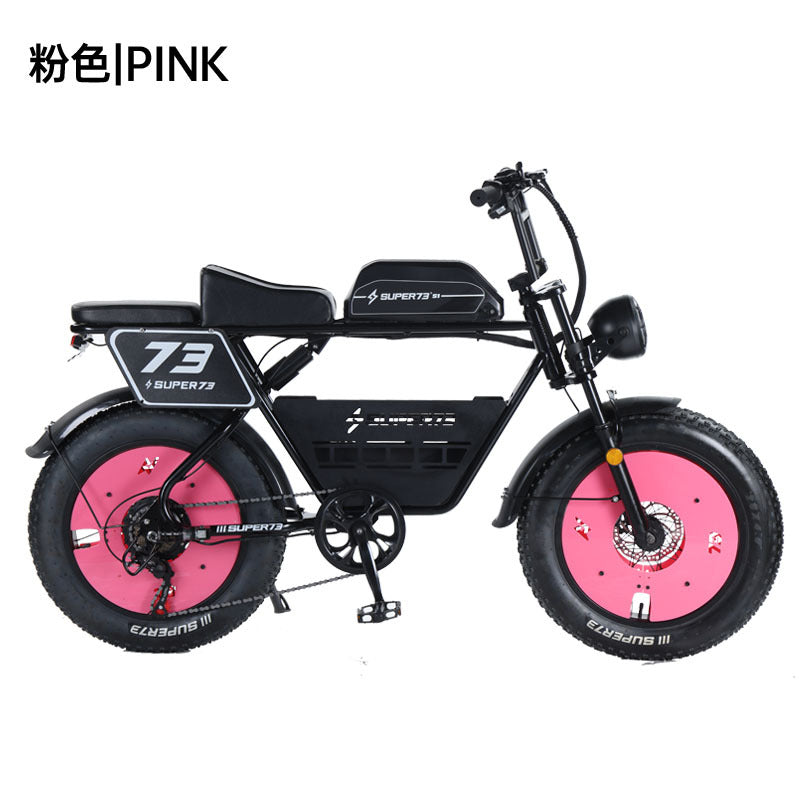 Electric vehicle factory S73 modified snowmobile off-road mountain bike foreign trade Tianjin electric vehicle manufacturer lithium battery