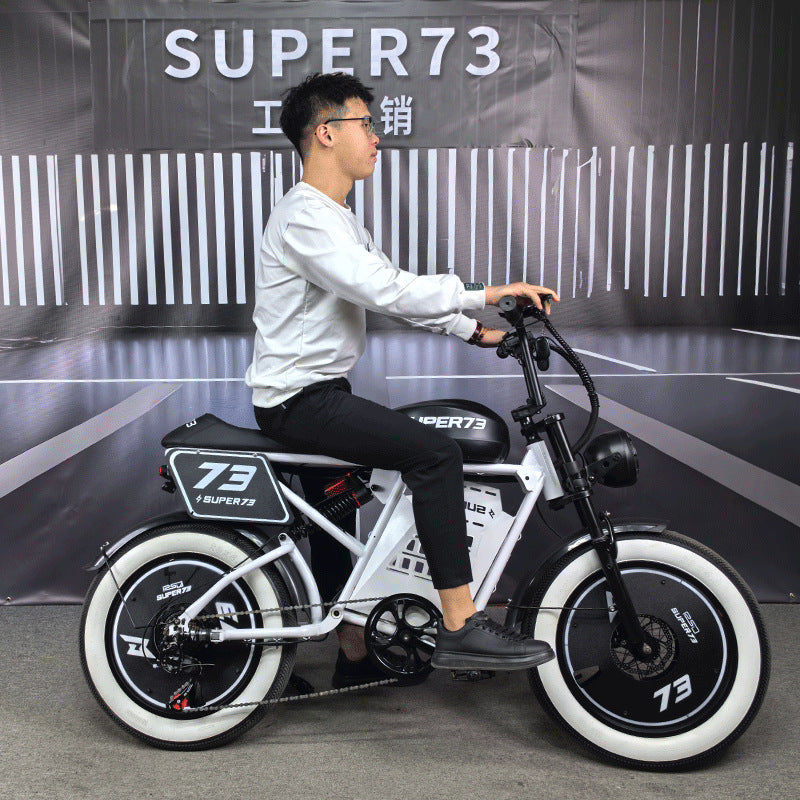SUPER73 off-road electric bicycle for export, a fat tire lithium-powered mountain bike, a popular model from the original factory