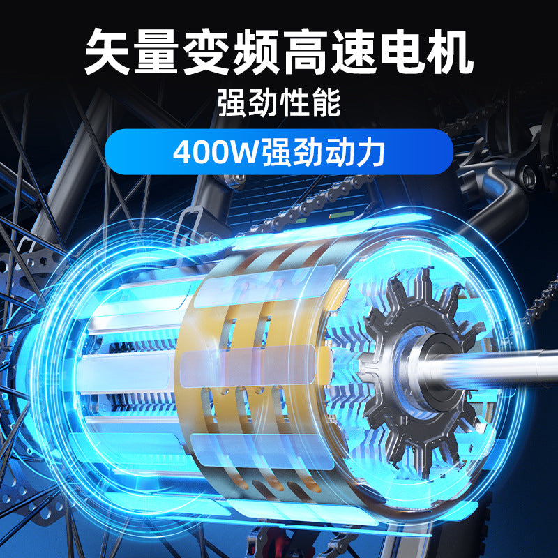 Overseas warehouse US European ebike electric mountain bike lithium battery Shimano 21-speed electric vehicle