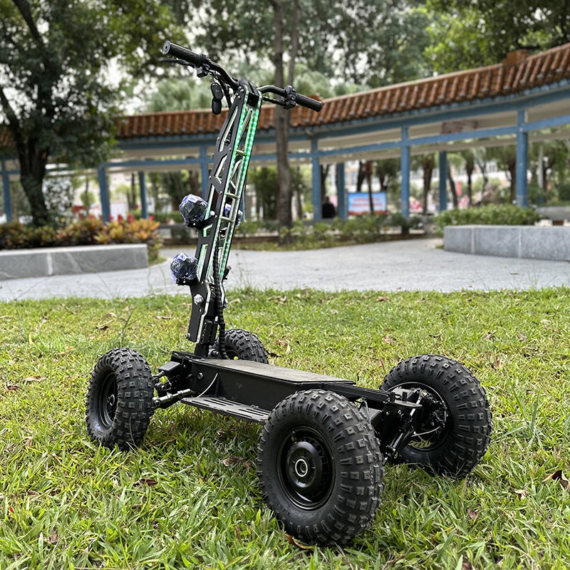MIA 13-inch four-wheel electric scooter high-speed dual-drive four-wheel drive off-road vehicle outdoor military and police patrol car foldable