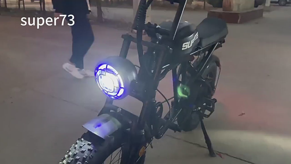 SUPER73 off-road electric bicycle for export, a fat tire lithium-powered mountain bike, a popular model from the original factory