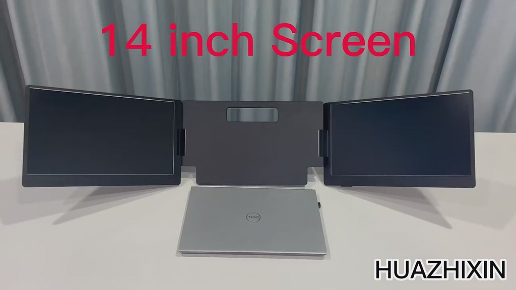 Factory OEM Triple Laptop Screen Extender Dual 14 Inch 1080P