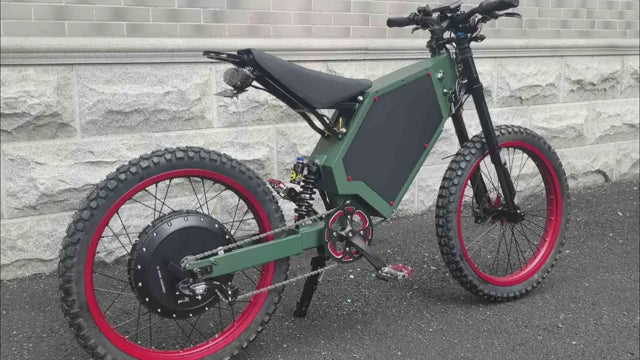 72v Stealth Bomber 12000 Ebike w 8000 E Dirt Bike